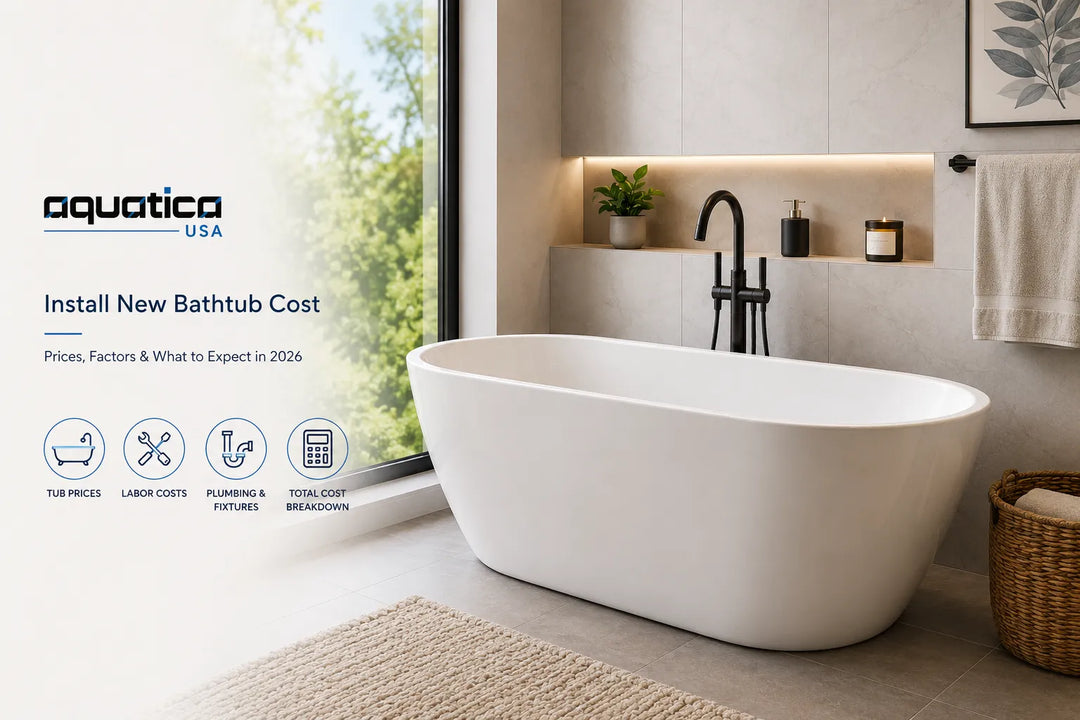 Install New Bathtub Cost: What To Expect Before You Remodel
