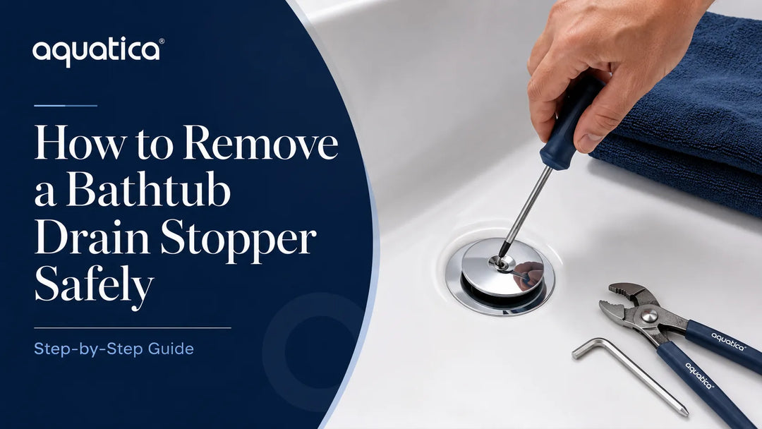 How To Remove Bathtub Drain Stopper Safely