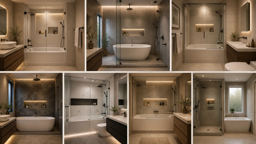 Shower Bathtub Combo Designs: Luxury Ideas For Modern Bathrooms