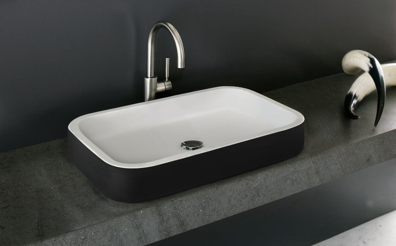 Black and White Bathroom Sinks