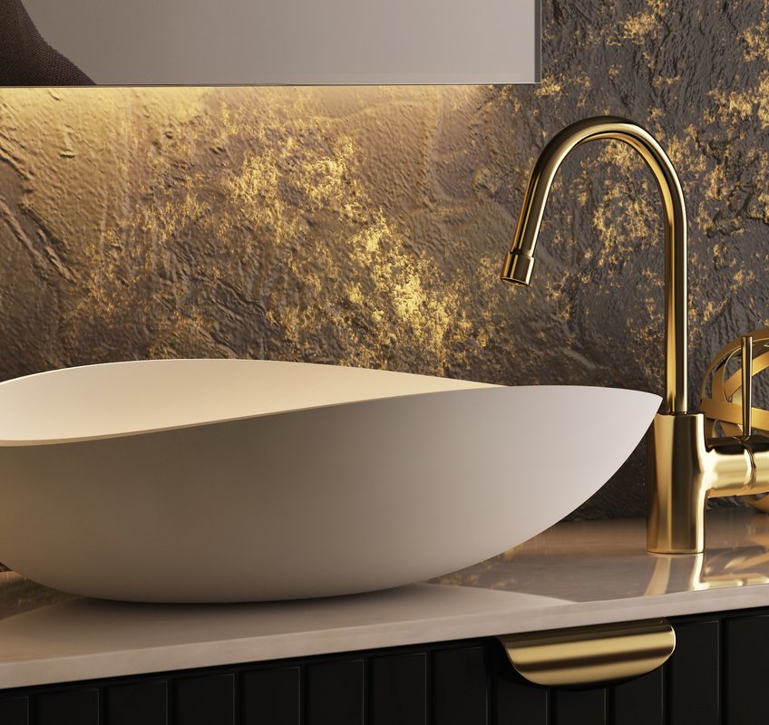 white bathroom sinks