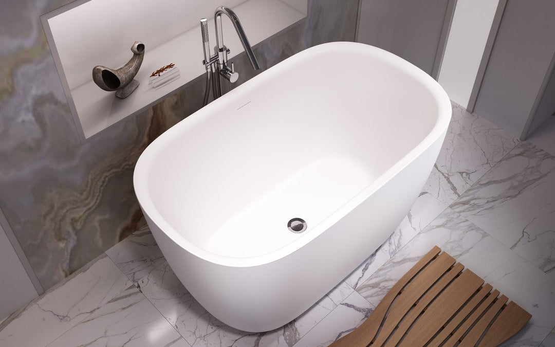Lullaby 2 Max Freestanding Solid Surface Bathtub