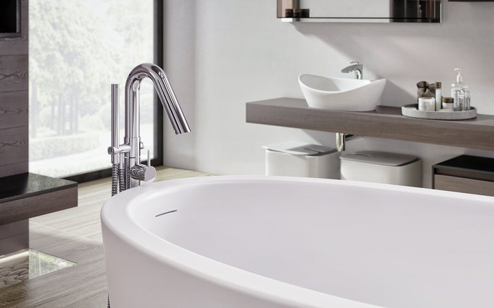 Emmanuelle 2 Freestanding Solid Surface Bathtub