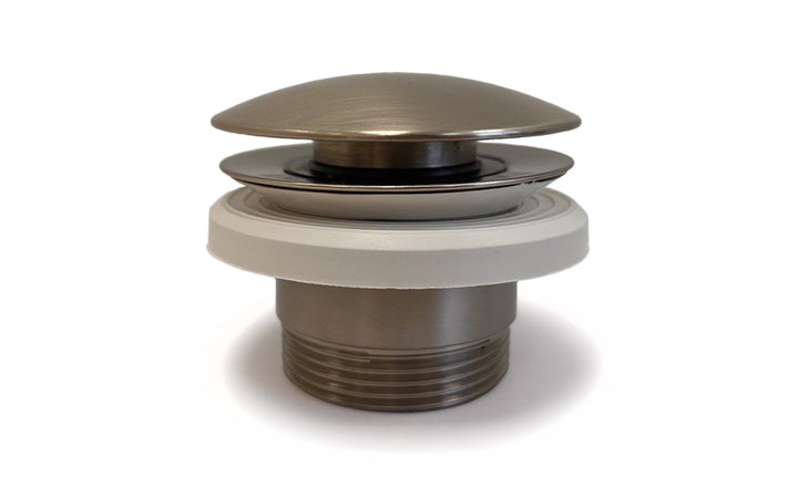 Euroclicker 3 Bathtub Drain (Brushed Nickel) Full Assembly