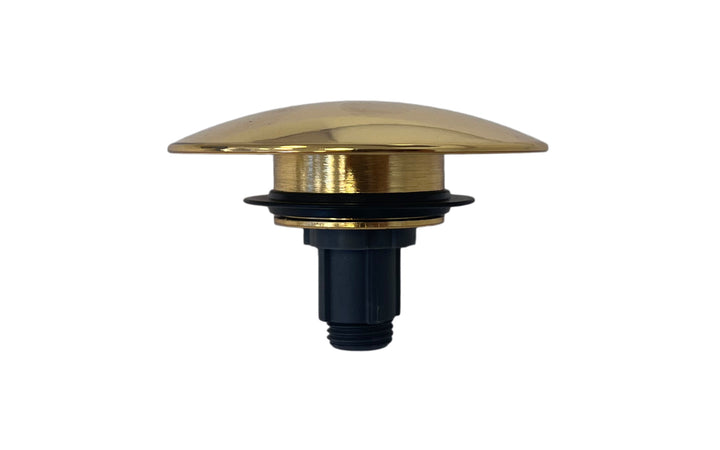 Euroclicker 3 Bathtub Drain (Polished Gold) Full Assembly