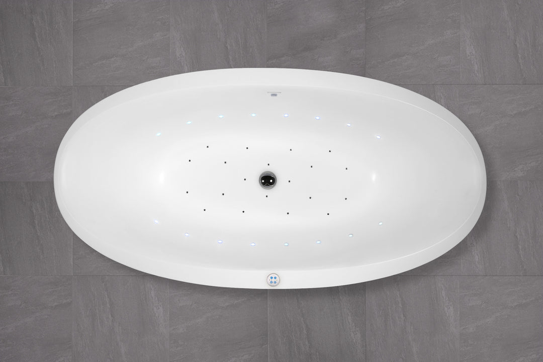 Sensuality Mini Relax Freestanding Solid Surface Bathtub