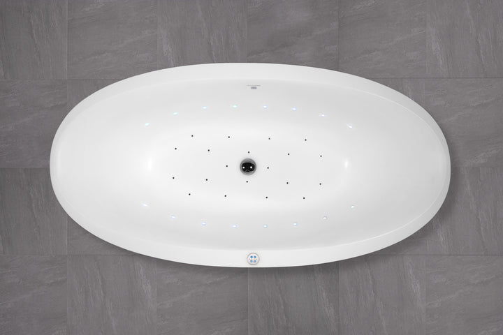 Sensuality Mini Relax Freestanding Solid Surface Bathtub