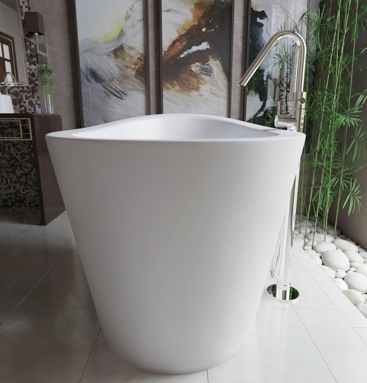 True Ofuro Freestanding Solid Surface Bathtub