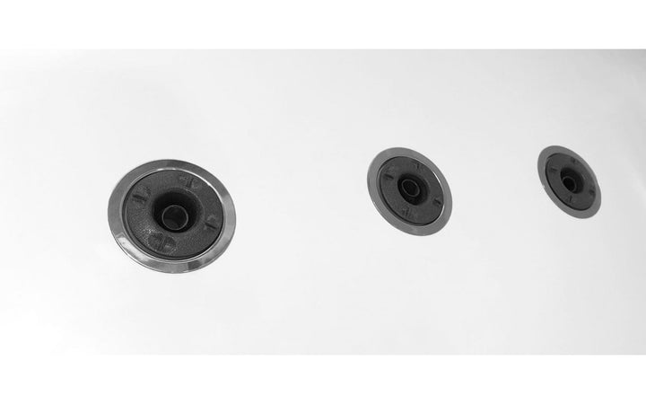 Downtown Infinity Spa w White Composite Siding (fmr. Maridur)