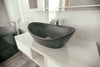 Luna Black-Matte Vessel Sink