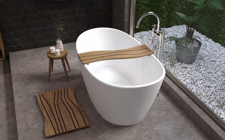 Luna Freestanding Solid Surface Bathtub