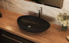 Spoon 2 Black Stone Vessel Sink