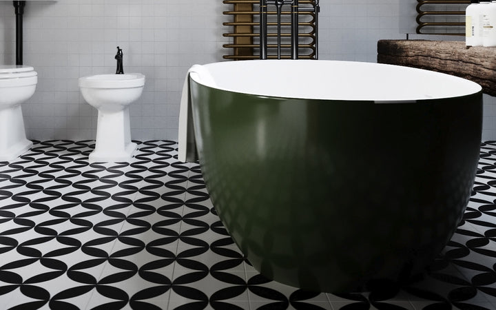 Aquatica AquateX Wht-Moss Green Material Sample