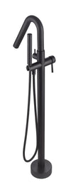 Colonna-120 Floor Mounted Tub Filler – Black
