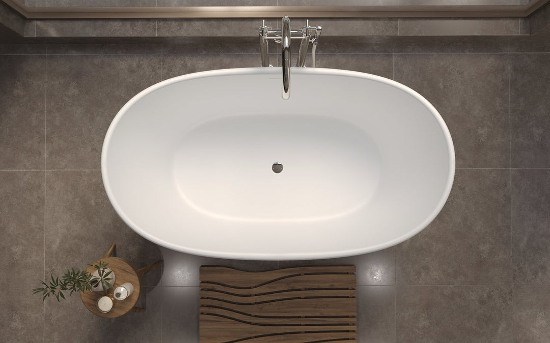 Luna Freestanding Solid Surface Bathtub