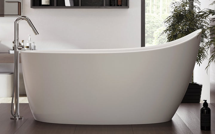 Emmanuelle 2 Freestanding Solid Surface Bathtub