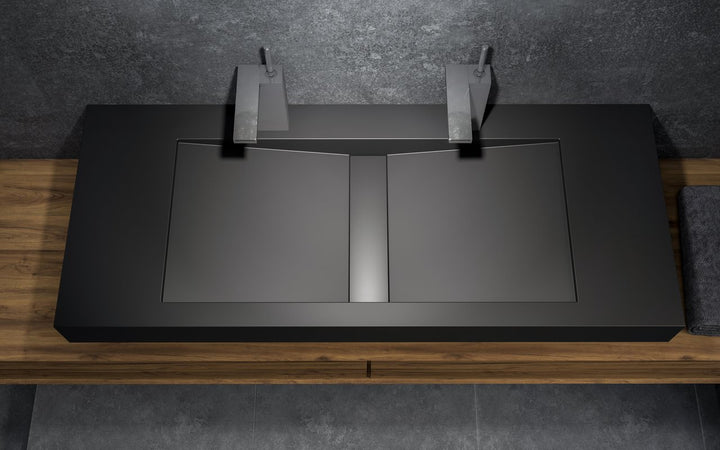 Millennium-120 Black Stone Sink