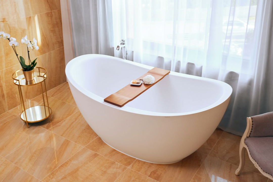 Lillian Freestanding Solid Surface Bathtub