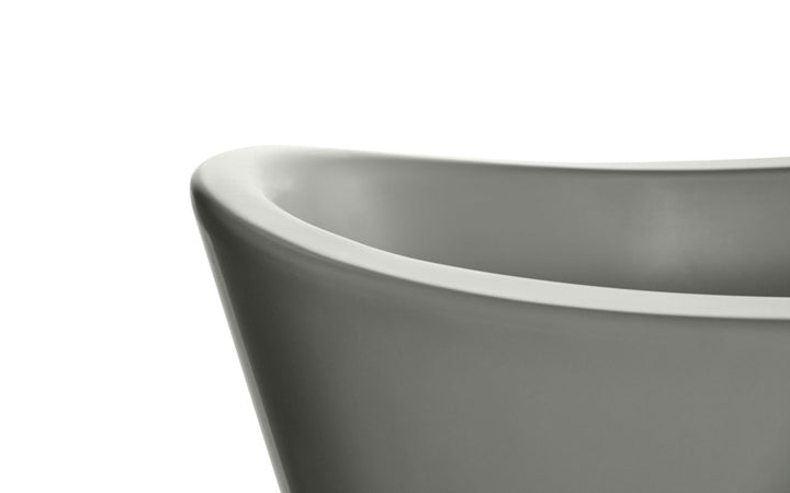 True Ofuro Concrete Freestanding Solid Surface Bathtub
