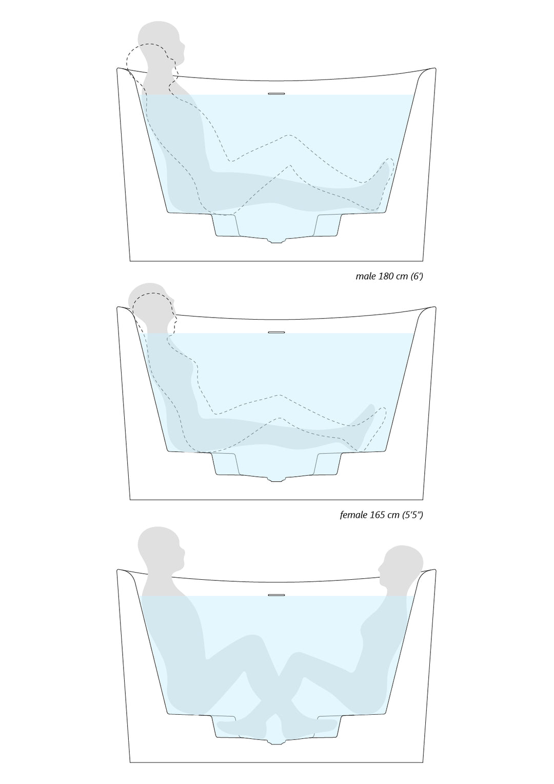 True Ofuro Duo Freestanding Duratex Bathtub
