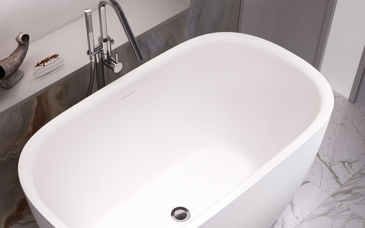 Lullaby 2 Max Freestanding Solid Surface Bathtub