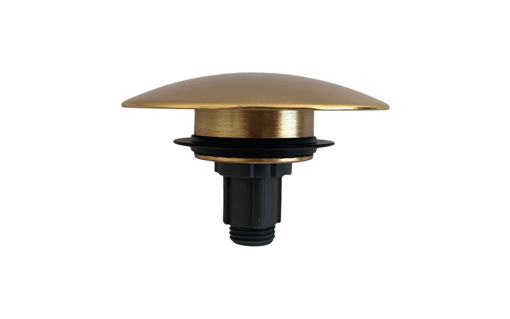 Euroclicker 3 Bathtub Drain (Aged Gold) Full Assembly