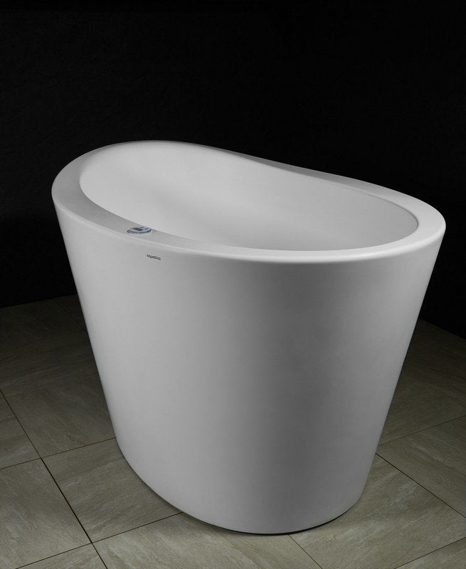 True Ofuro Freestanding Solid Surface Bathtub with Tranquility