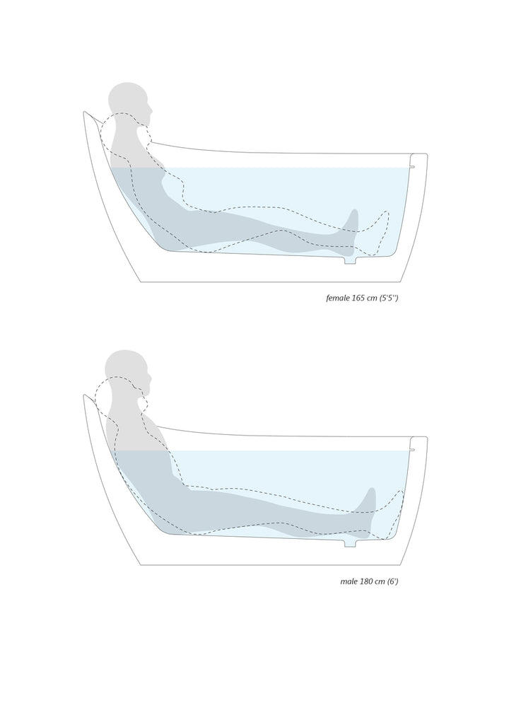 Emmanuelle 2 Freestanding Solid Surface Bathtub
