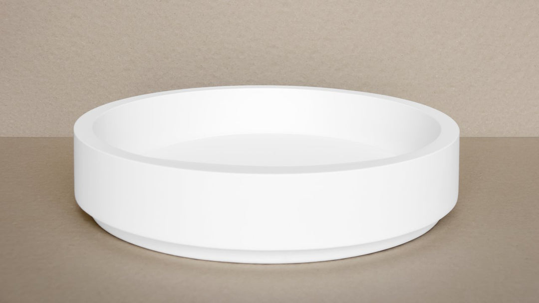 Solace-A Plus White Round Vessel Sink