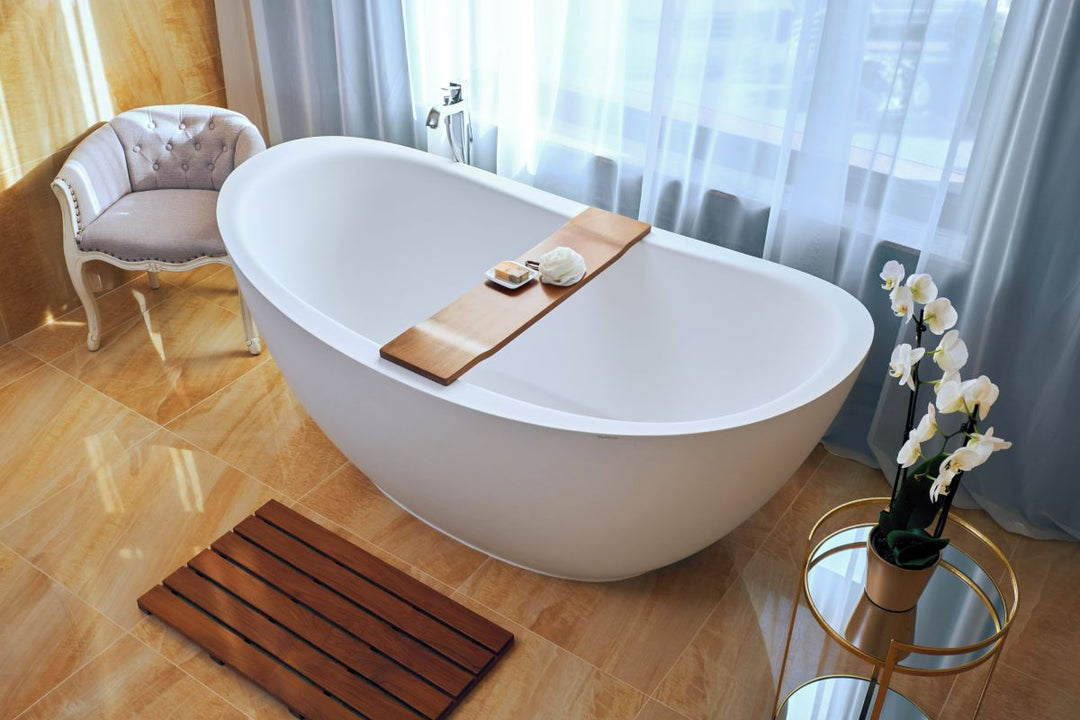 Lillian Freestanding Solid Surface Bathtub