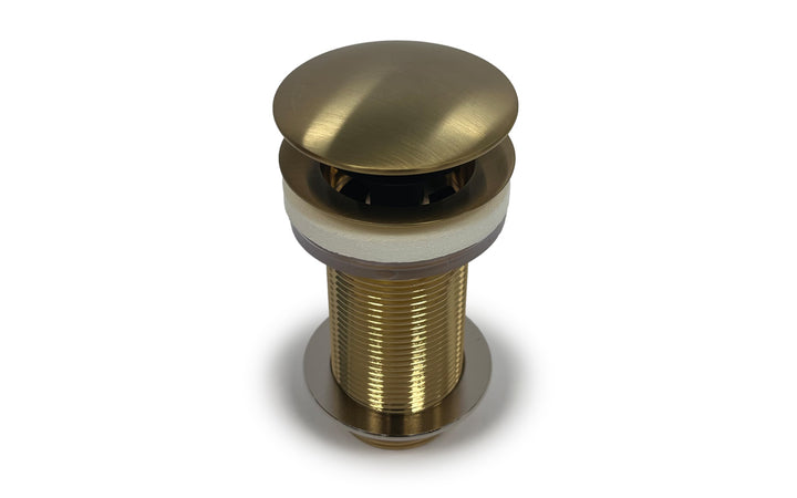 Euroclicker 3L Sink Drain (Aged Gold) Full Assembly