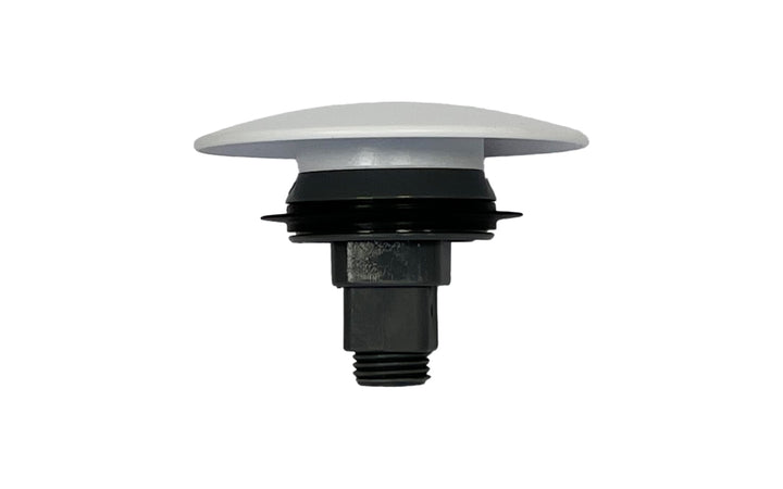 Euroclicker 3 Bathtub Drain (Matte White) Full Assembly