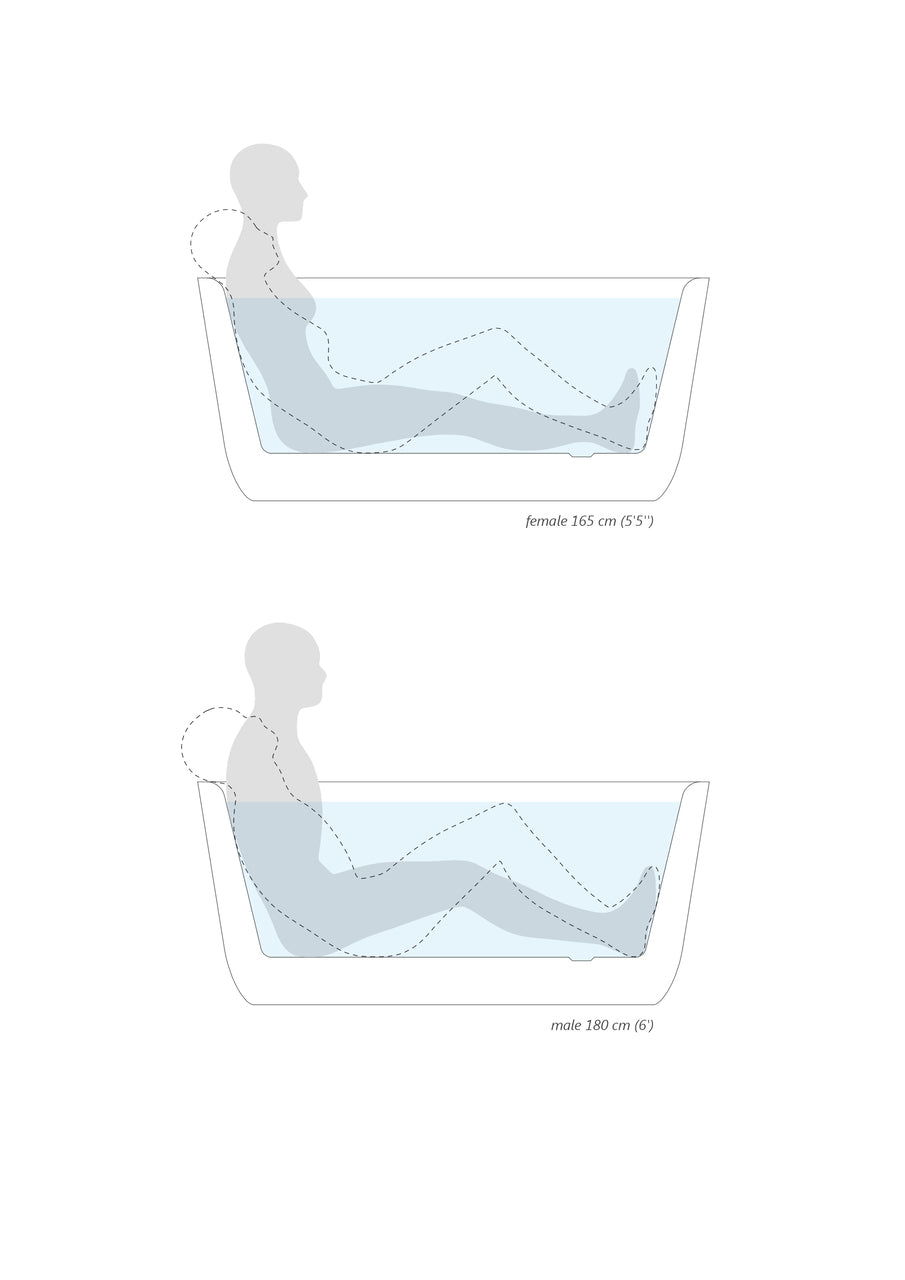 Lullaby Mini Freestanding Solid Surface Bathtub