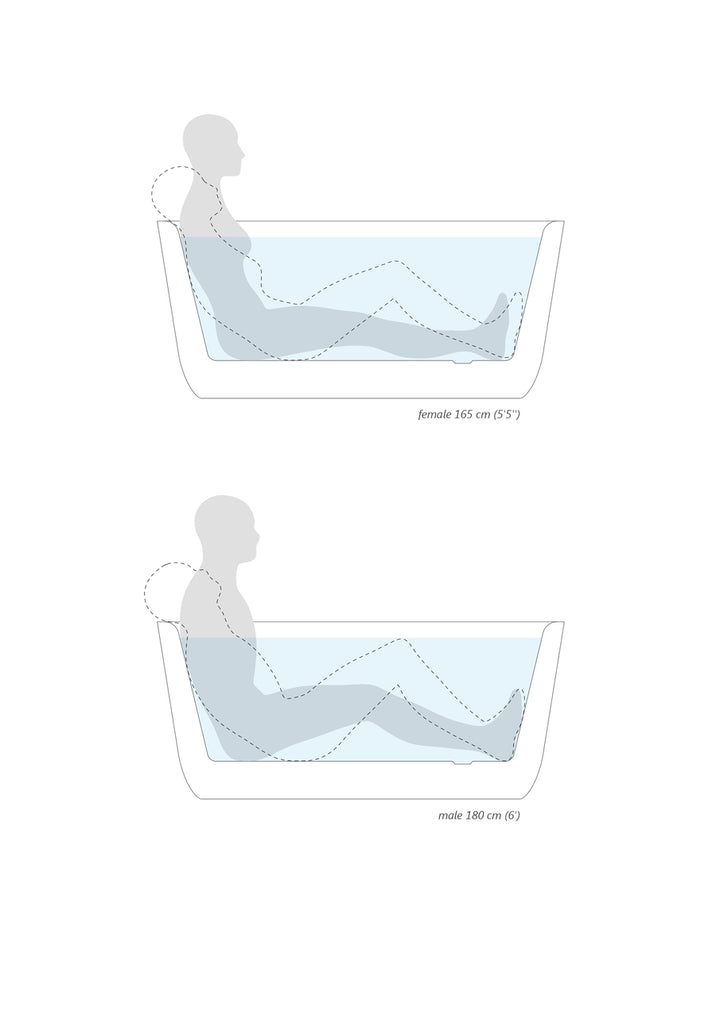 Lullaby Mini Freestanding Solid Surface Bathtub
