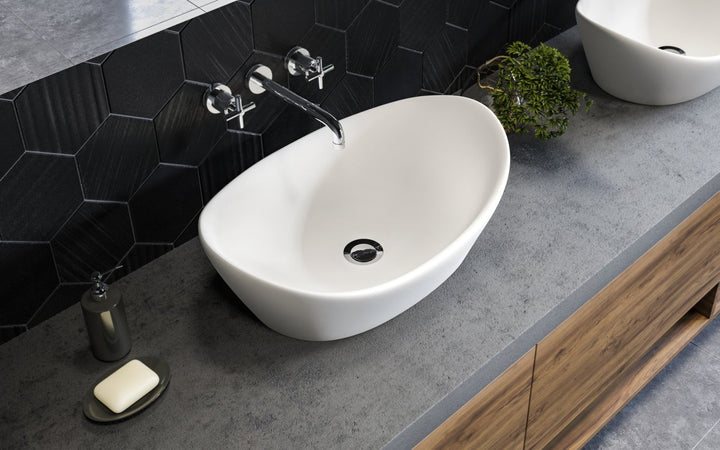 Luna White Vessel Sink