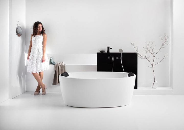 Comfort Black Bath Headrest