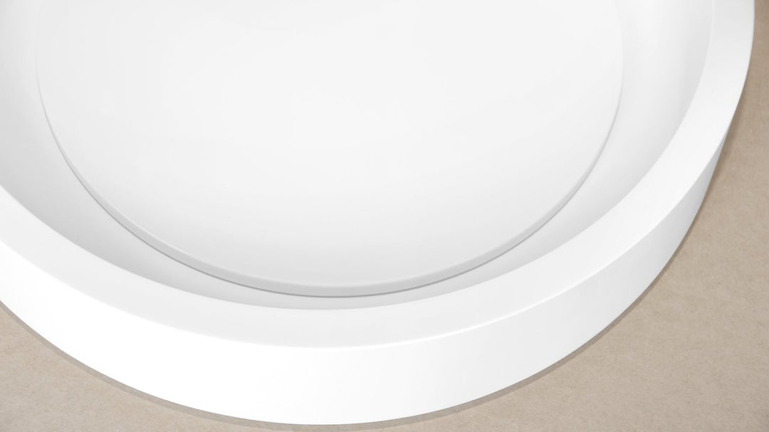 Solace-A Plus White Round Vessel Sink