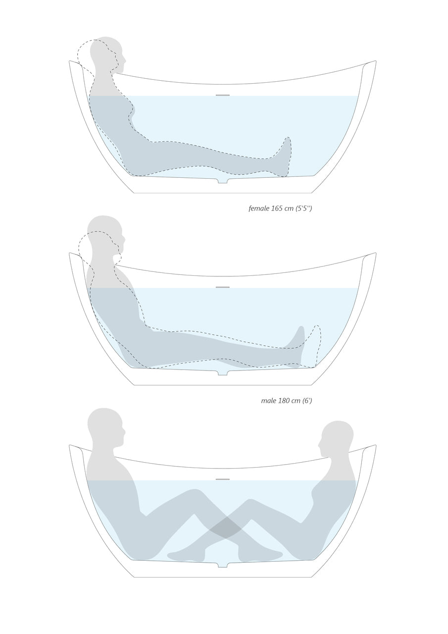 Lillian Freestanding Solid Surface Bathtub