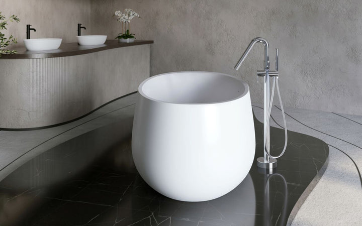 Leah Freestanding Solid Surface Bathtub