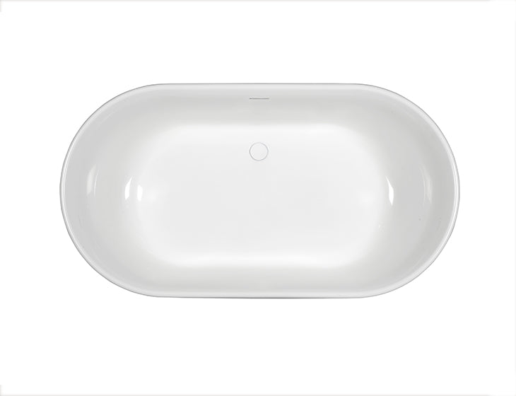 MTI Baths Acquabella Hamilton 2 Freestanding Mineral Composite Bathtub