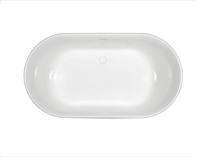 MTI Baths Acquabella Hamilton 2 Freestanding Mineral Composite Bathtub