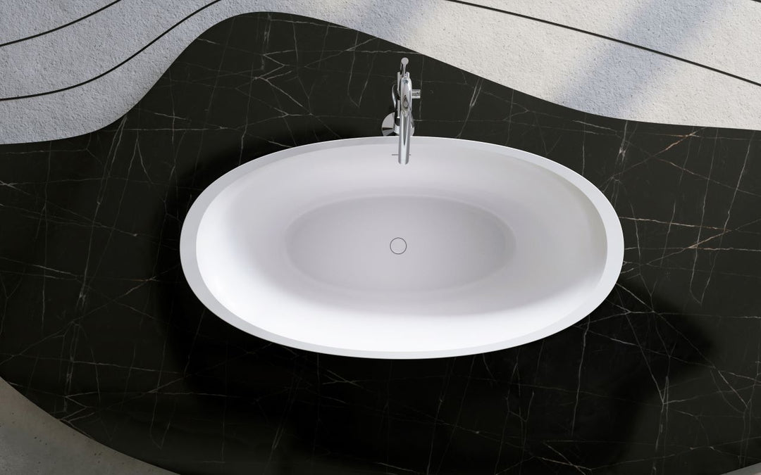 Leah Freestanding Solid Surface Bathtub