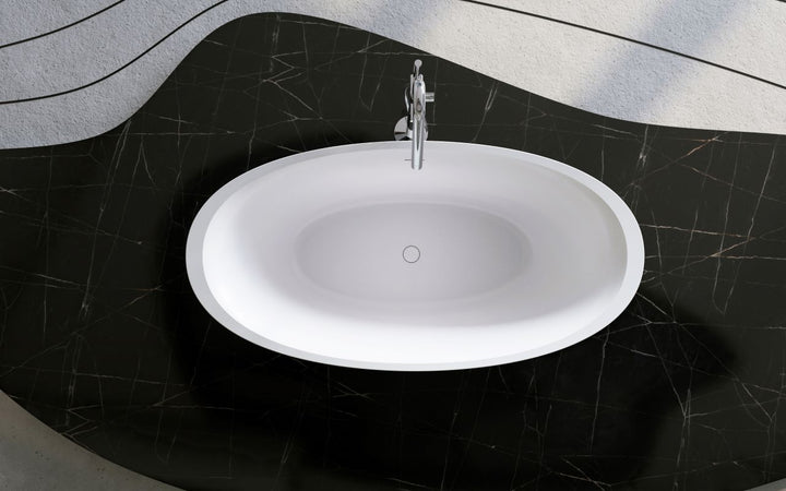 Leah Freestanding Solid Surface Bathtub