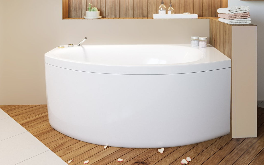 Anette-B-L Corner Acrylic Bathtub