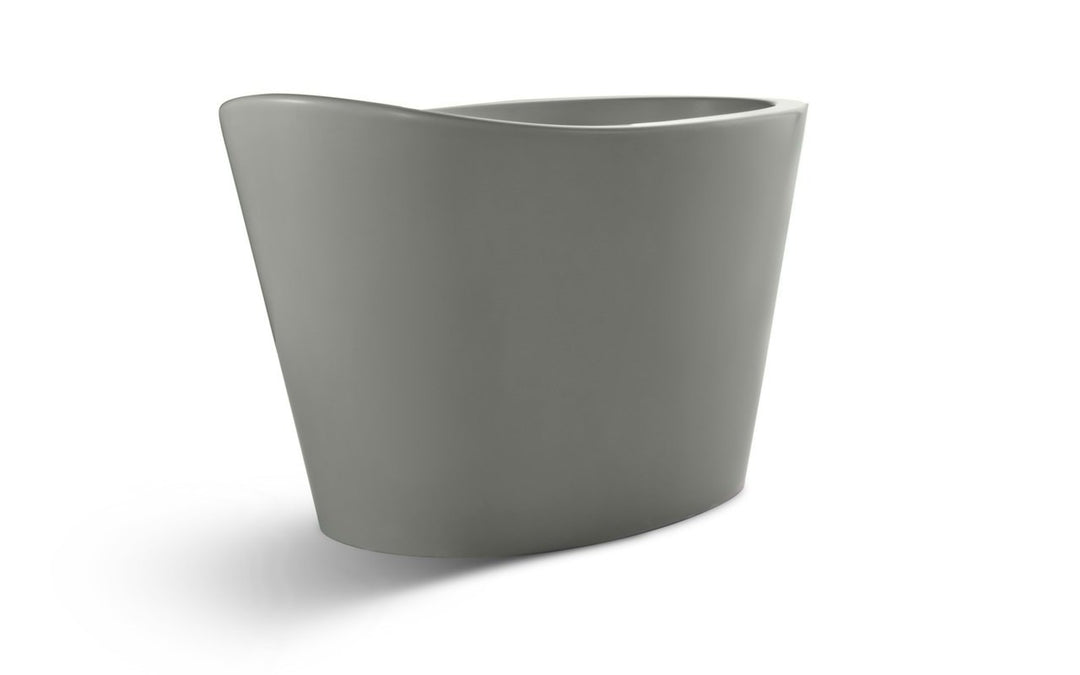 True Ofuro Concrete Freestanding Solid Surface Bathtub