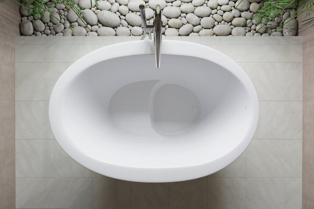 True Ofuro Freestanding Solid Surface Bathtub