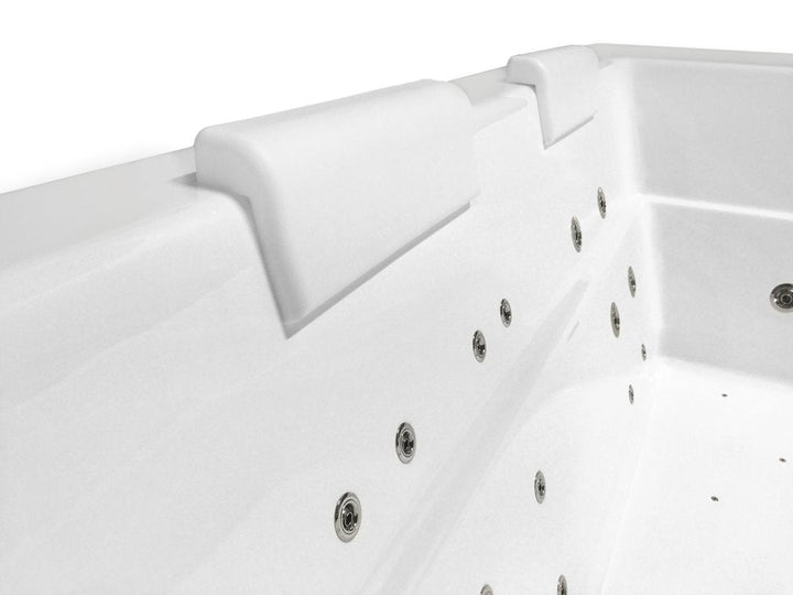 Comfort White Bath Headrest