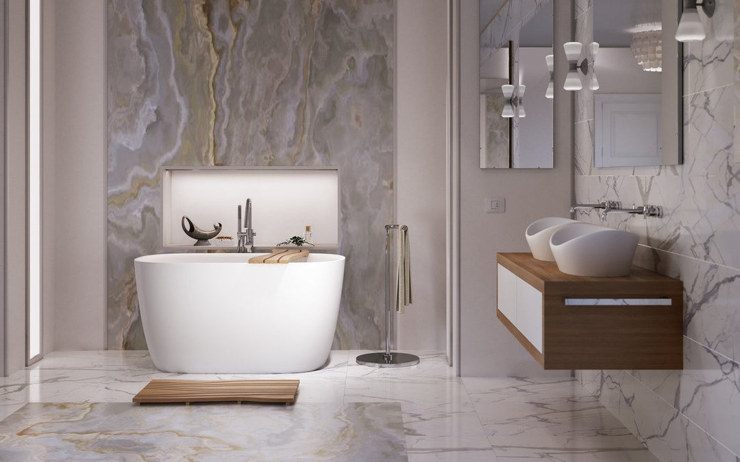 Lullaby 2 Max Freestanding Solid Surface Bathtub