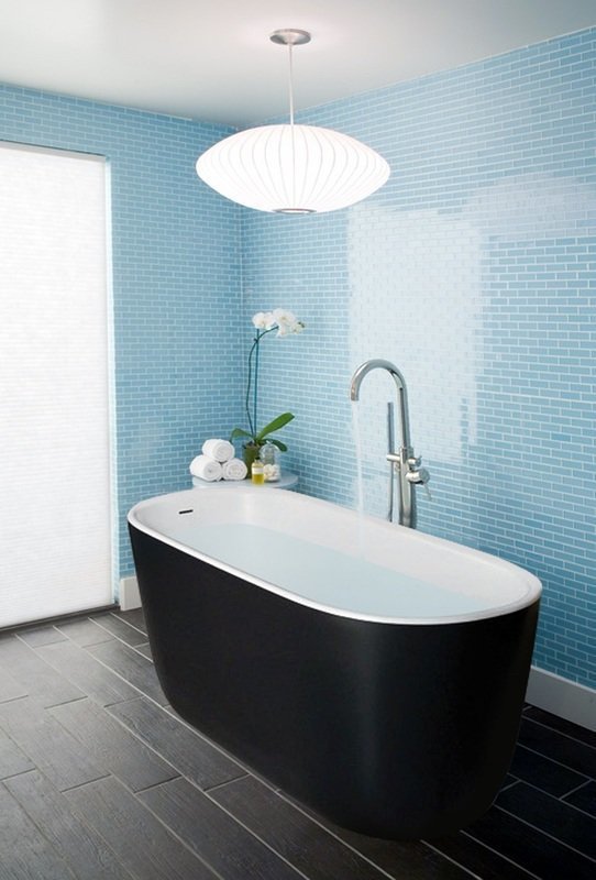Lullaby Mini-Blck-Wht Bathtub – Aquatica Baths USA - Premium Bathtubs