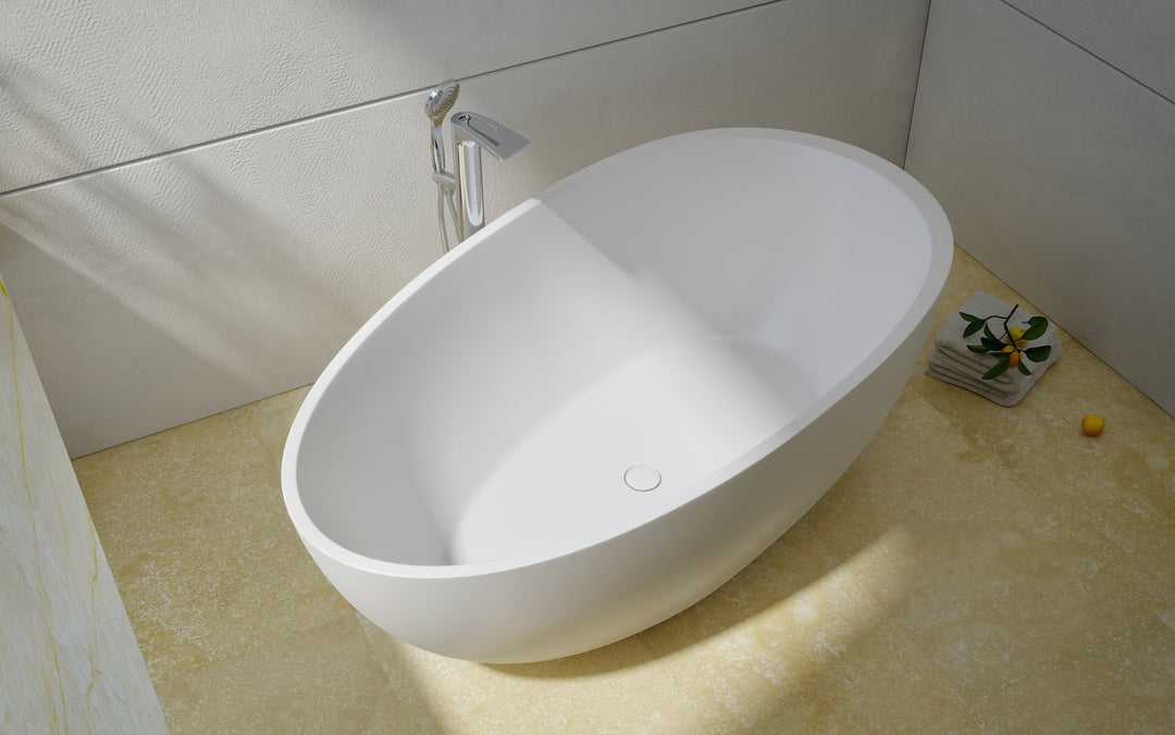 Spoon 2 Freestanding Solid Surface Bathtub